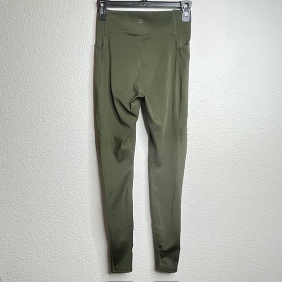 All in Motion High Waisted Moto Leggings Army Green X-Small - Picture 6 of 10